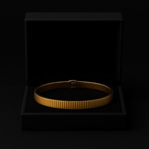 valorishine signature – minimal gold Çelik kelepçe